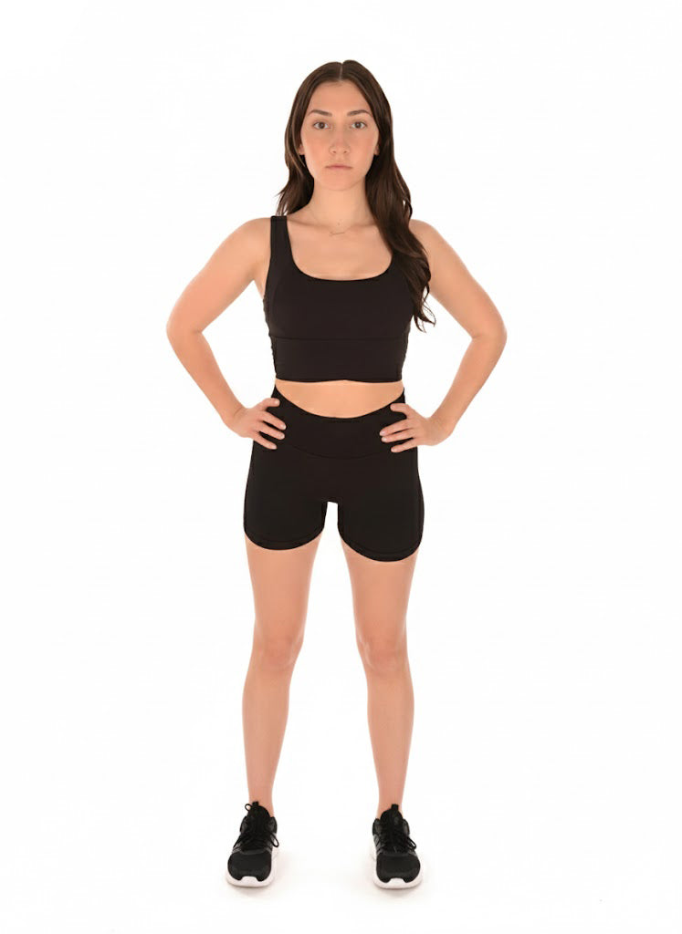 High Impact Super Soft Sports Bra U-Neck