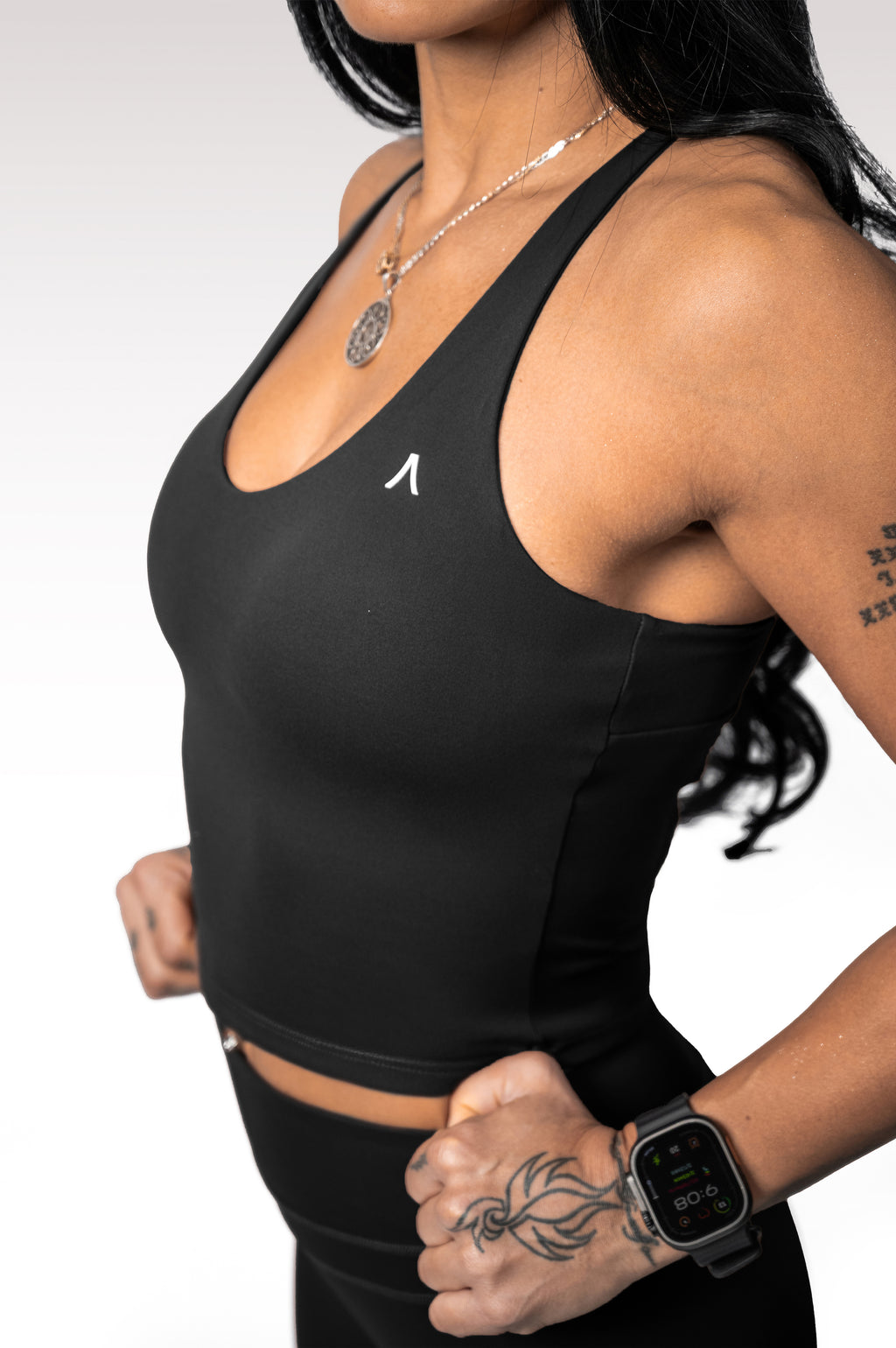 Unified V-neck cross back