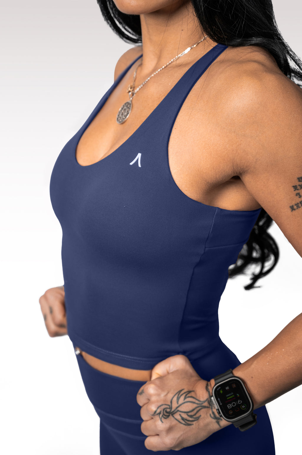 Unified V-neck cross back