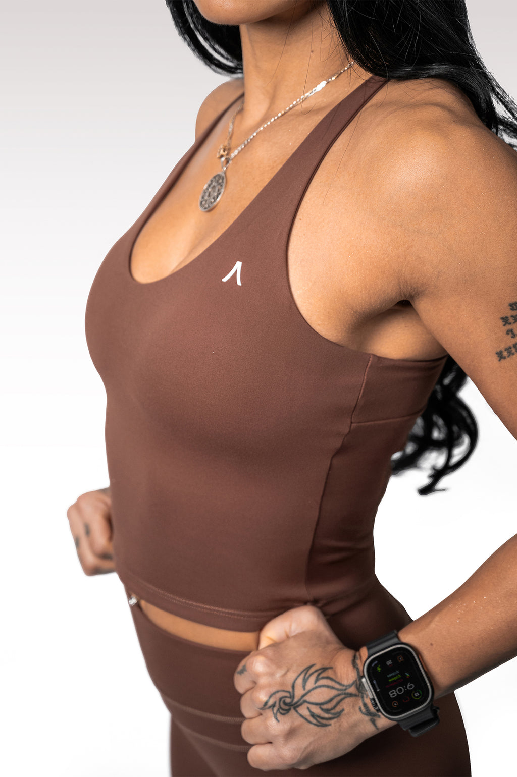 Unified V-neck cross back