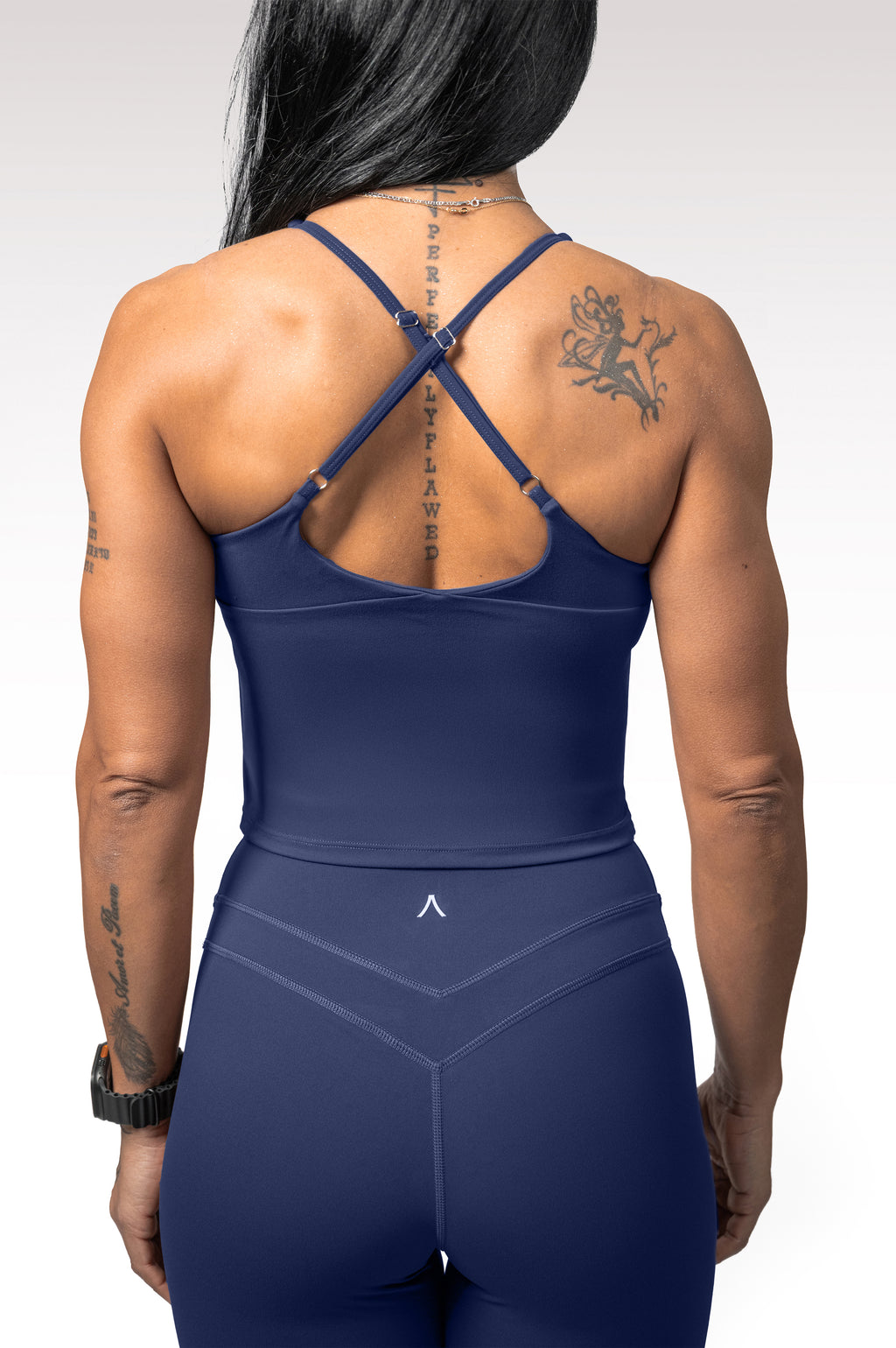 Unified V-neck cross back