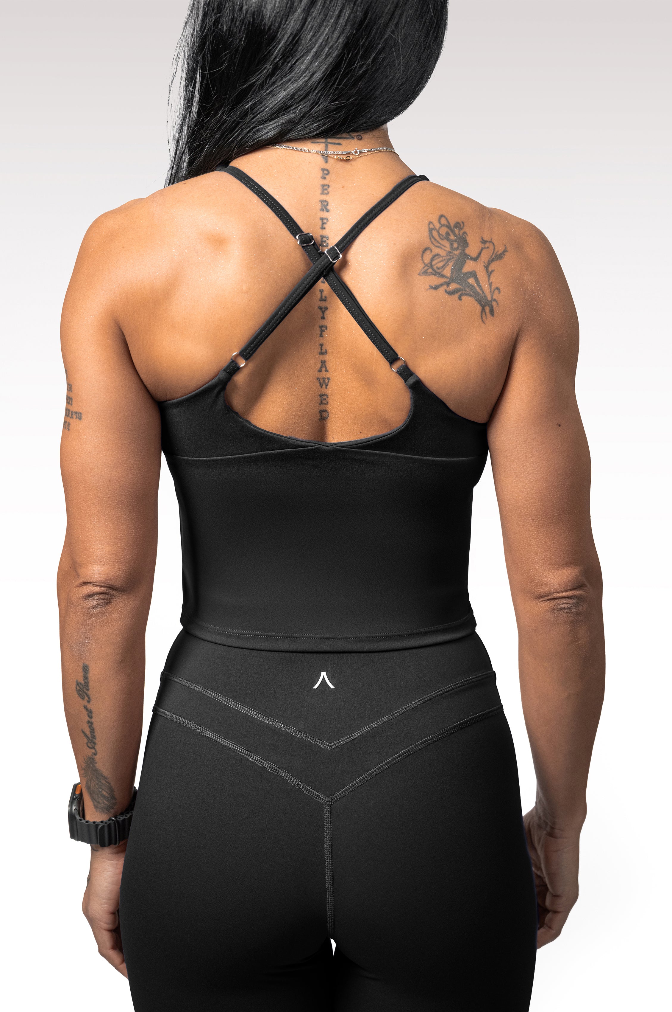 Unified V-neck cross back