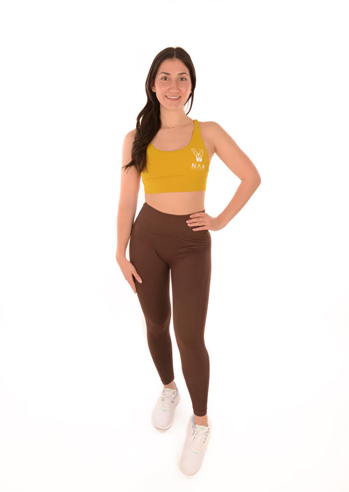 Cross Back strappy Yoga Sports Bra