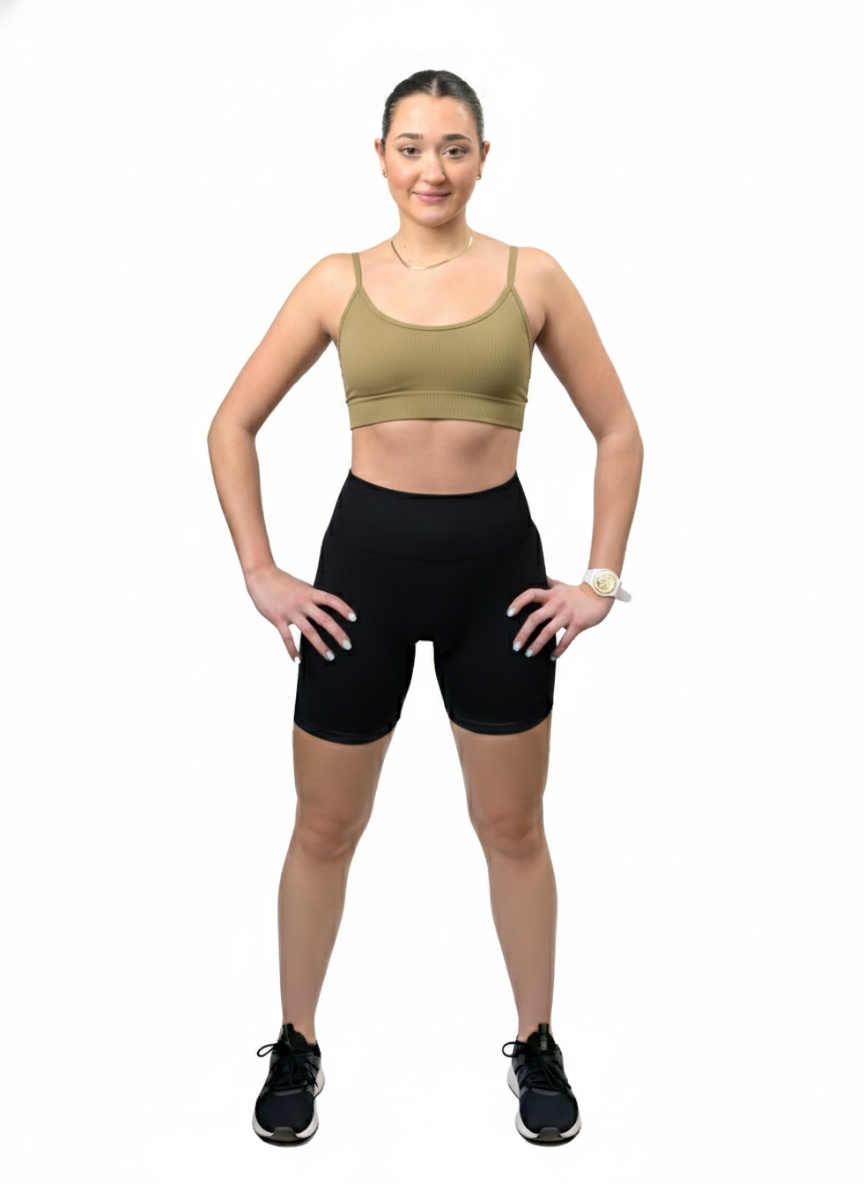 Thine strap sports bra