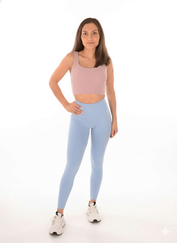 High Impact Super Soft Sports Bra U-Neck