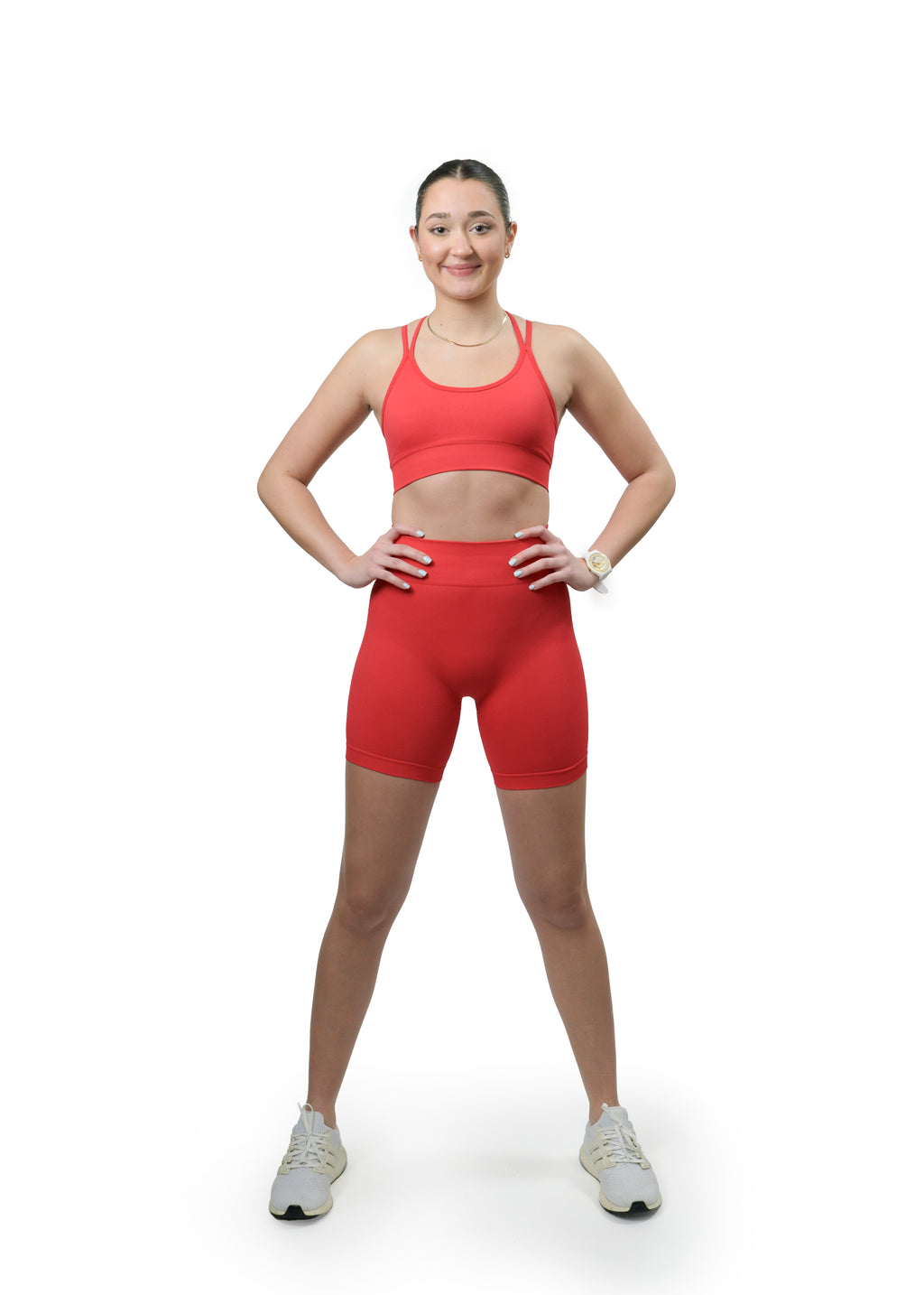 Seamless bra cross back