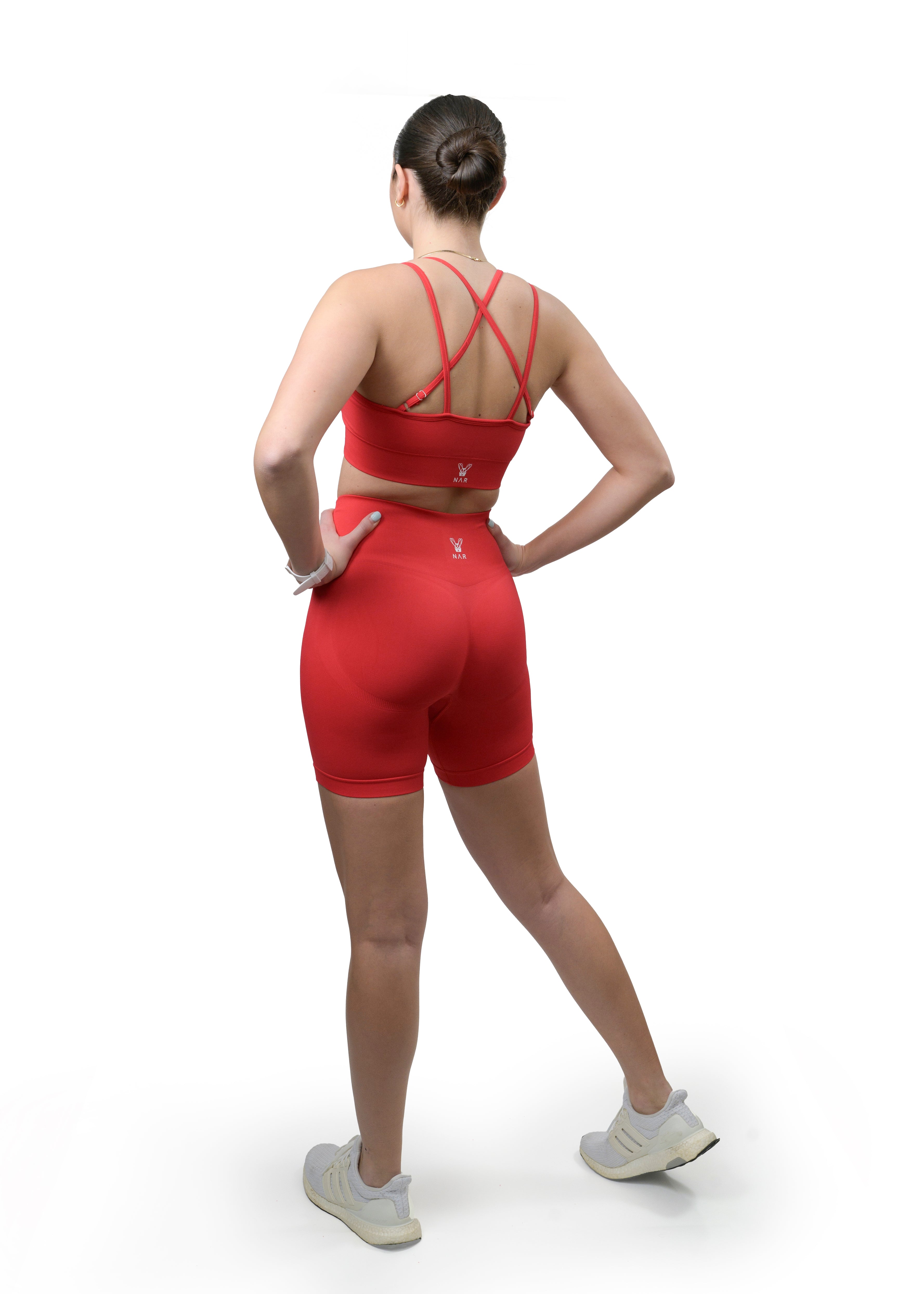 Seamless bra cross back