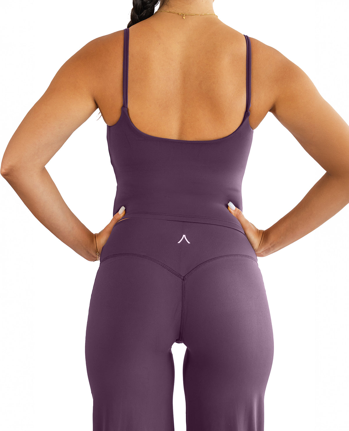 STRAPPY MID TANK TOP WITH BUILT IN BRA SHELF